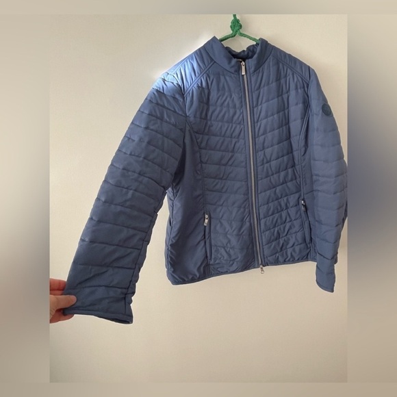 Olsen light blue Quilted Jacket- Large - Picture 2 of 11